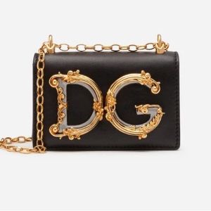 DG Girls micro bag in plain calfskin
